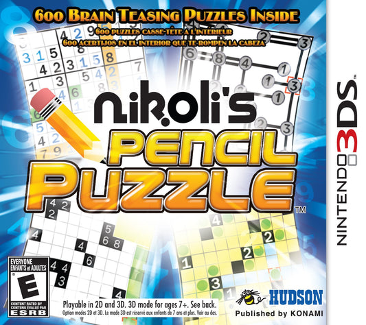 3DS Nikoli’s Pencil Puzzle