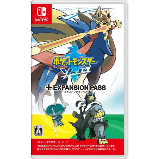 Switch Pokémon Sword + Expansion Pass (JP Region)