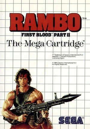 SEGA Master System Rambo First Blood Part II