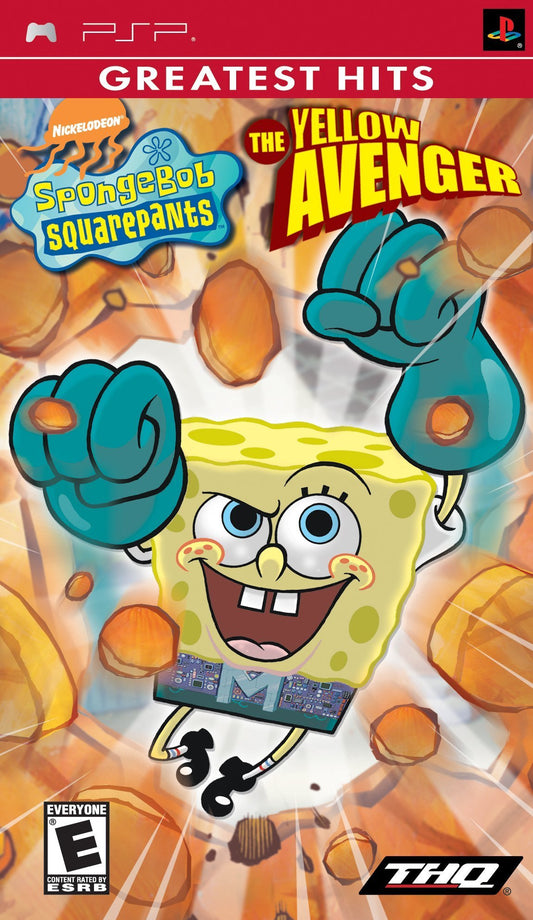 PSP Spongebob Squarepants The Yellow Avenger