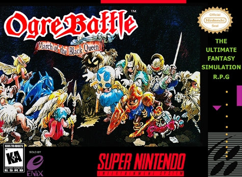 SNES Ogre Battle: The March of the Black Queen