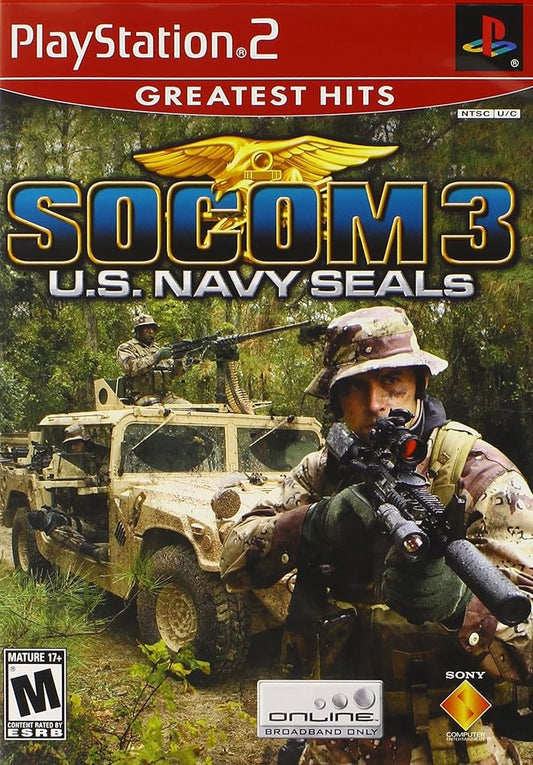 PS2 SOCOM 3 U.S. Navy Seals