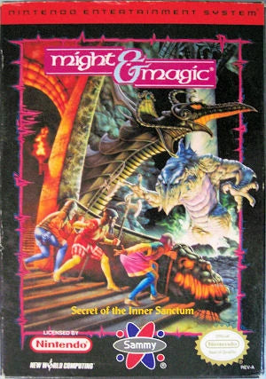 NES Might & Magic: Secret of the Inner Sanctum