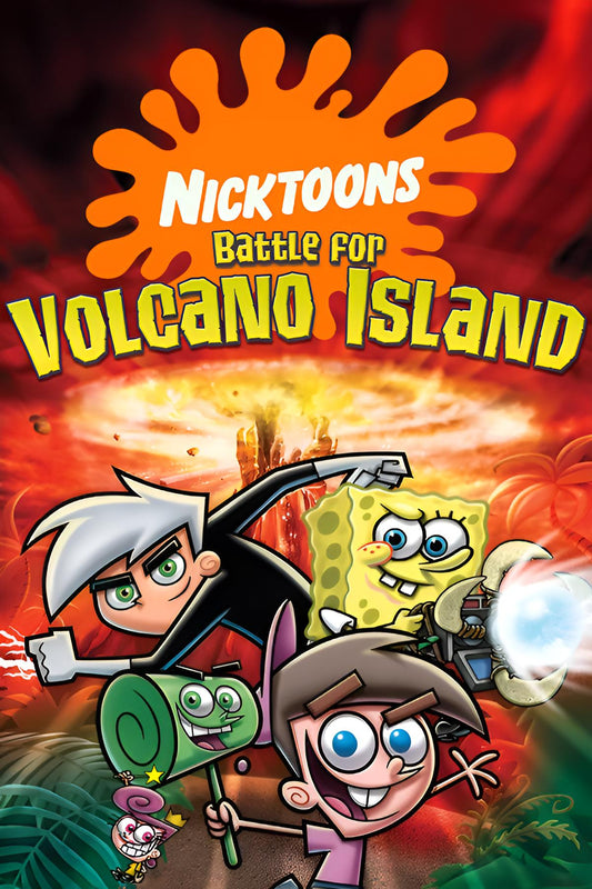 PS2 Nicktoons Battle for Volcano Island