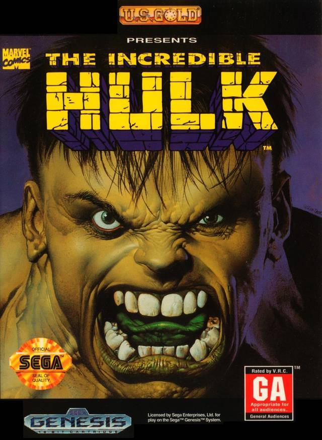 SEGA Genesis The Incredible Hulk