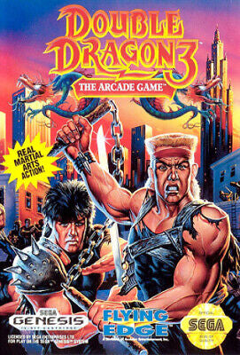SEGA Genesis Double Dragon 3 The Arcade Game