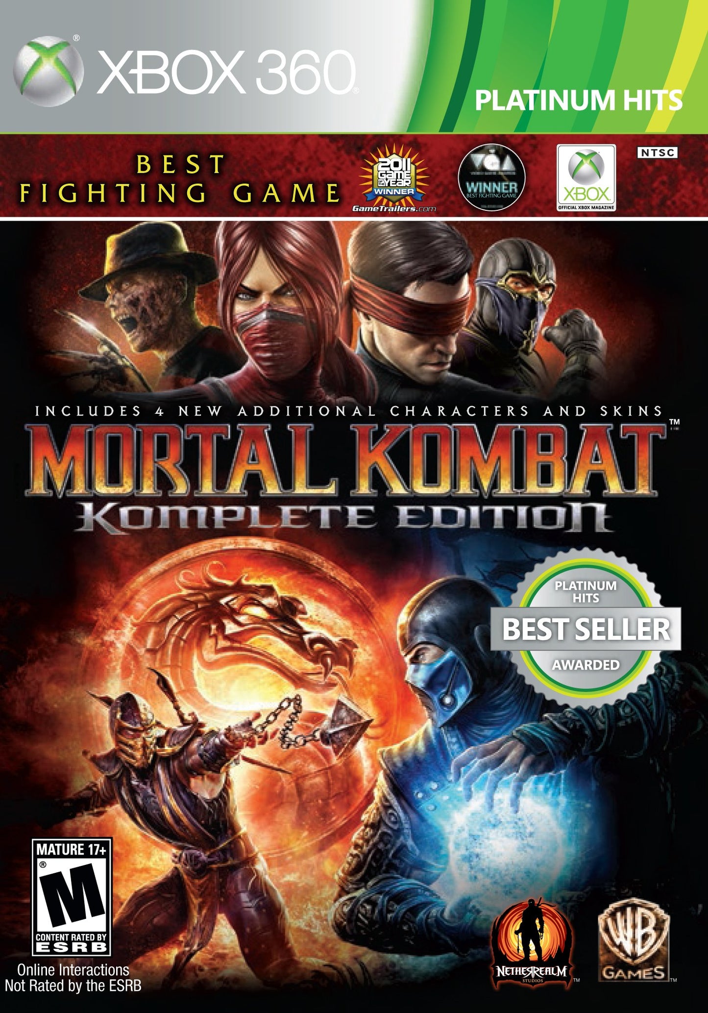 Xbox 360 Mortal Kombat Komplete Edition