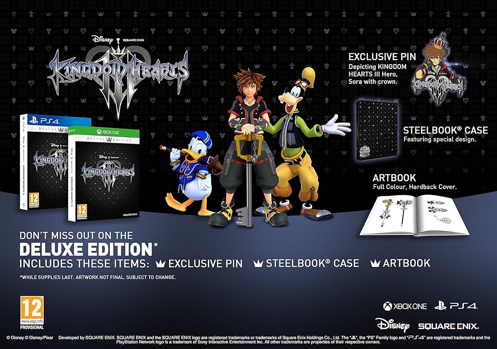 PS4 Kingdom Hearts 3 Deluxe Edition