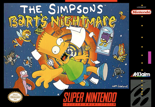 SNES The Simpsons: Bart’s Nightmare