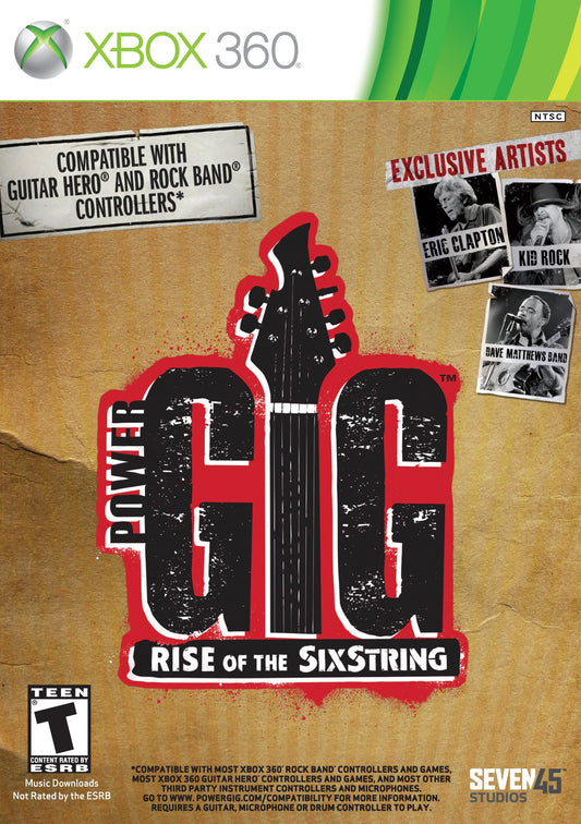 Xbox 360 Power Gig Rise of the Six String