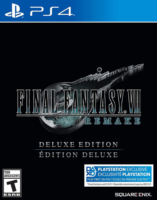 PS4 Final Fantasy VII Remake Deluxe Edition