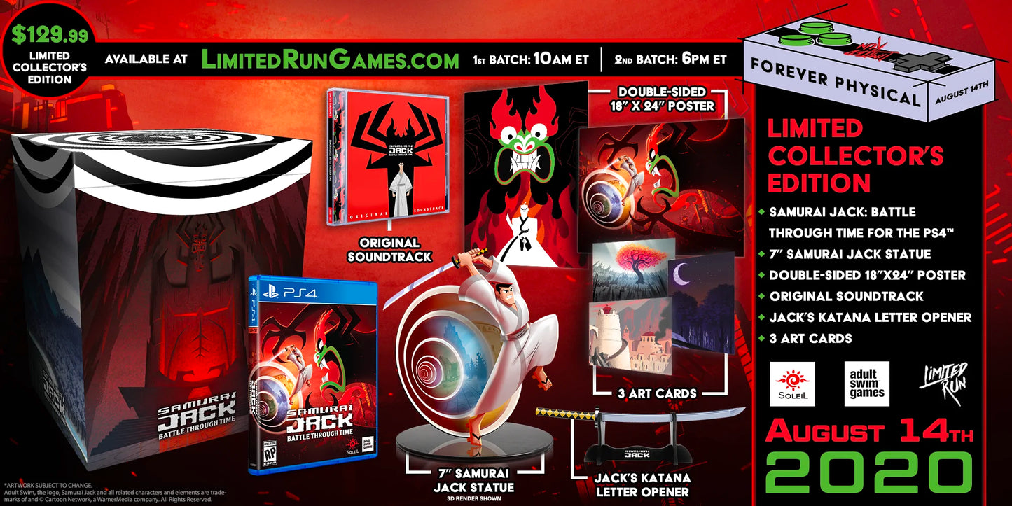 PS4 Samurai Jack: Battle Through Time (Limited Run)