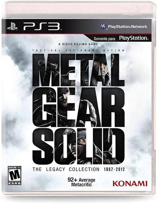 PS3 Metal Gear Legacy Collection