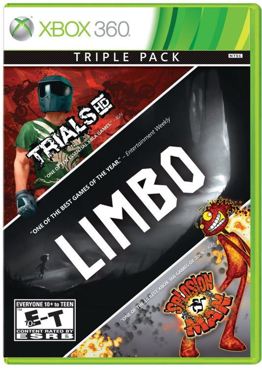 Xbox 360 Triple Pack: Limbo, Trials HD, Splosion Man