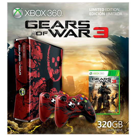 Gears of War 3 Limited Edition Xbox 360 S Console