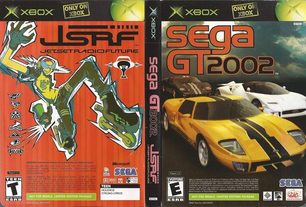 Xbox Sega GT 2002 / Jet Set Radio Future Combo