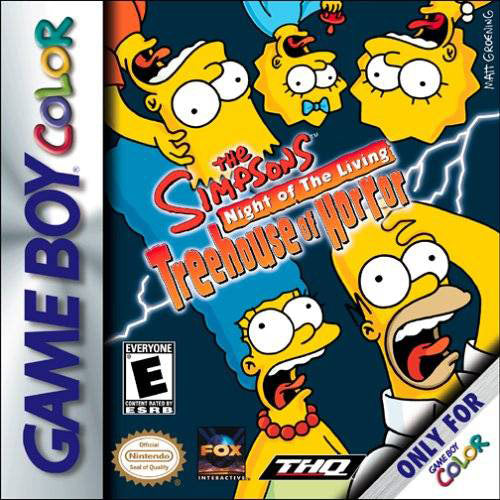 GBC The Simpsons Night of the Living Treehouse of Horror