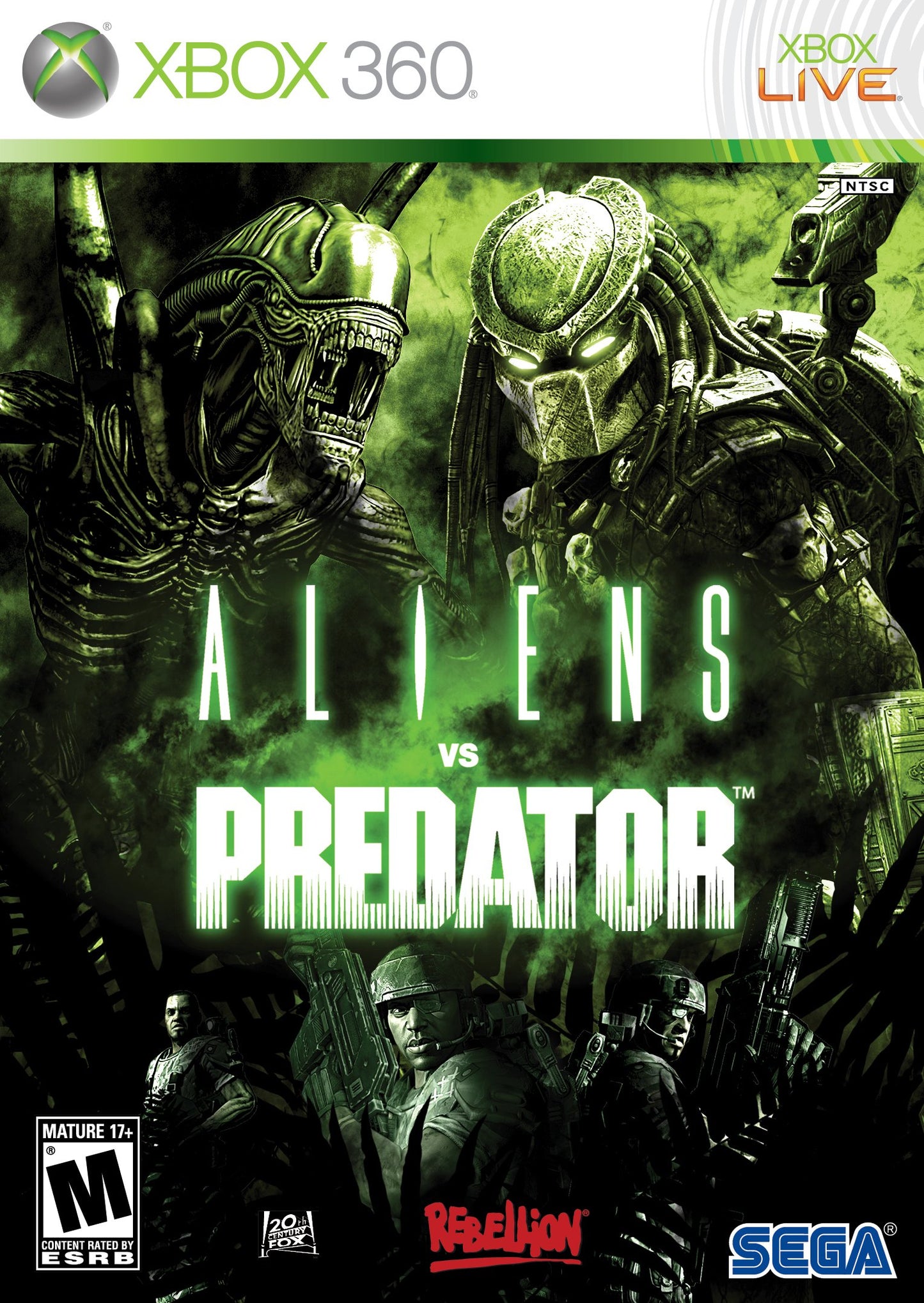 Xbox 360 Aliens Vs Predator