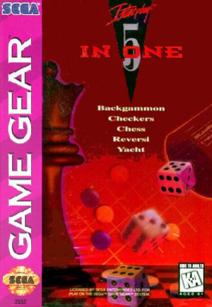 SEGA Game Gear Interplay’s 5-In-1 Fun Pak