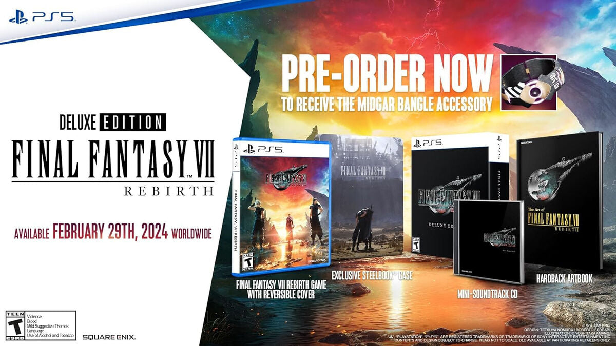 PS5 Final Fantasy VII (7) Rebirth (Deluxe Edition)