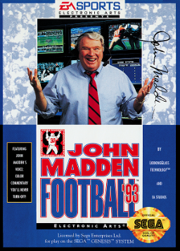 SEGA Genesis John Madden Football 93