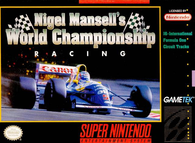 SNES Nigel Mansell’s World Championship Racing