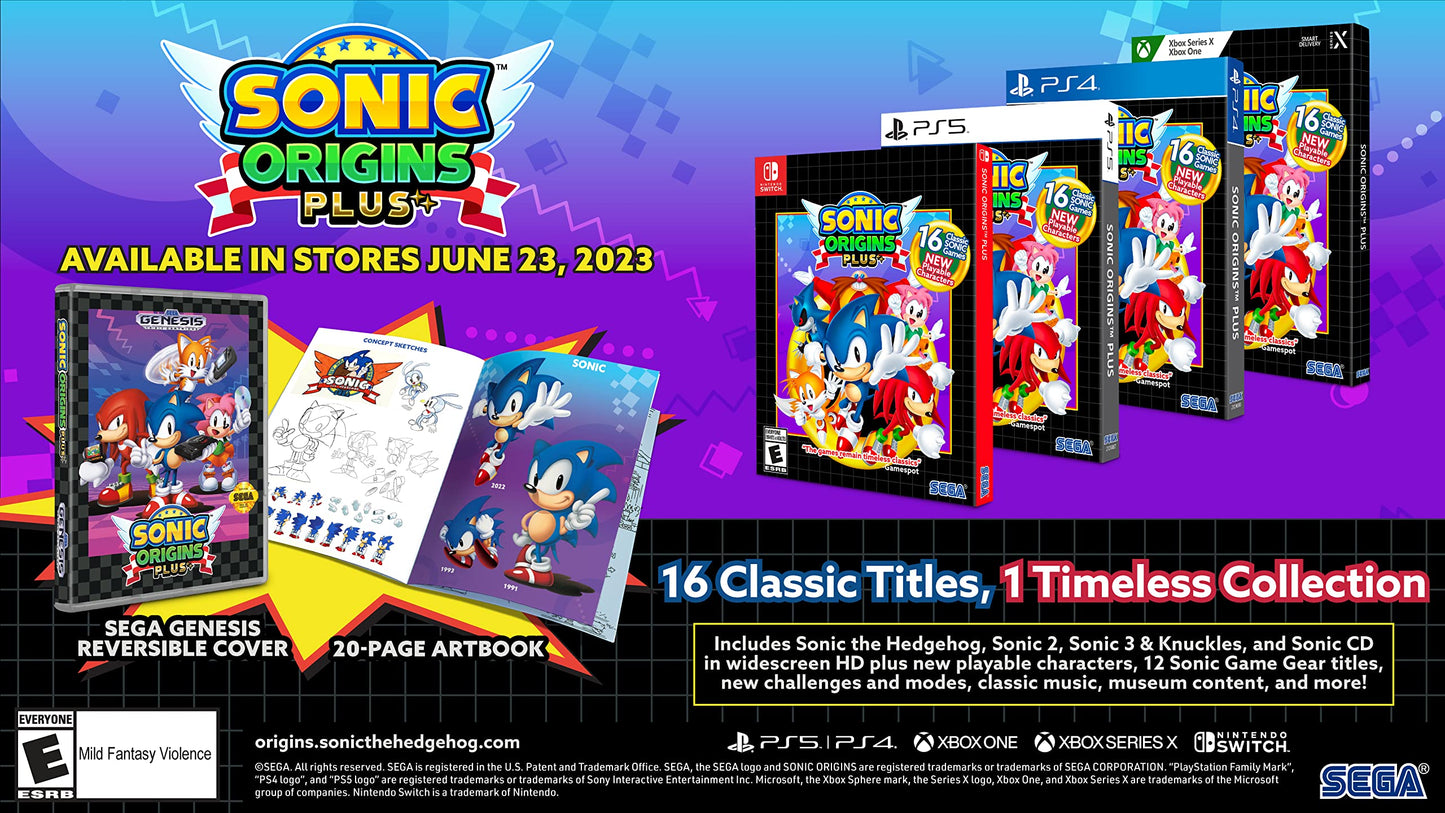 Switch Sonic Origins Plus