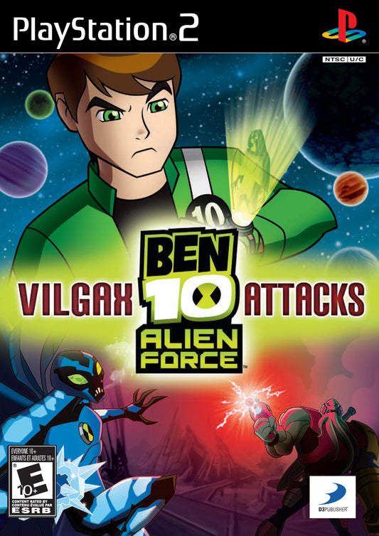 PS2 Ben 10 Alien Force: Vilgax Attacks