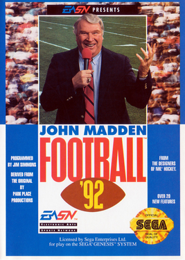 SEGA Genesis John Madden Football 92