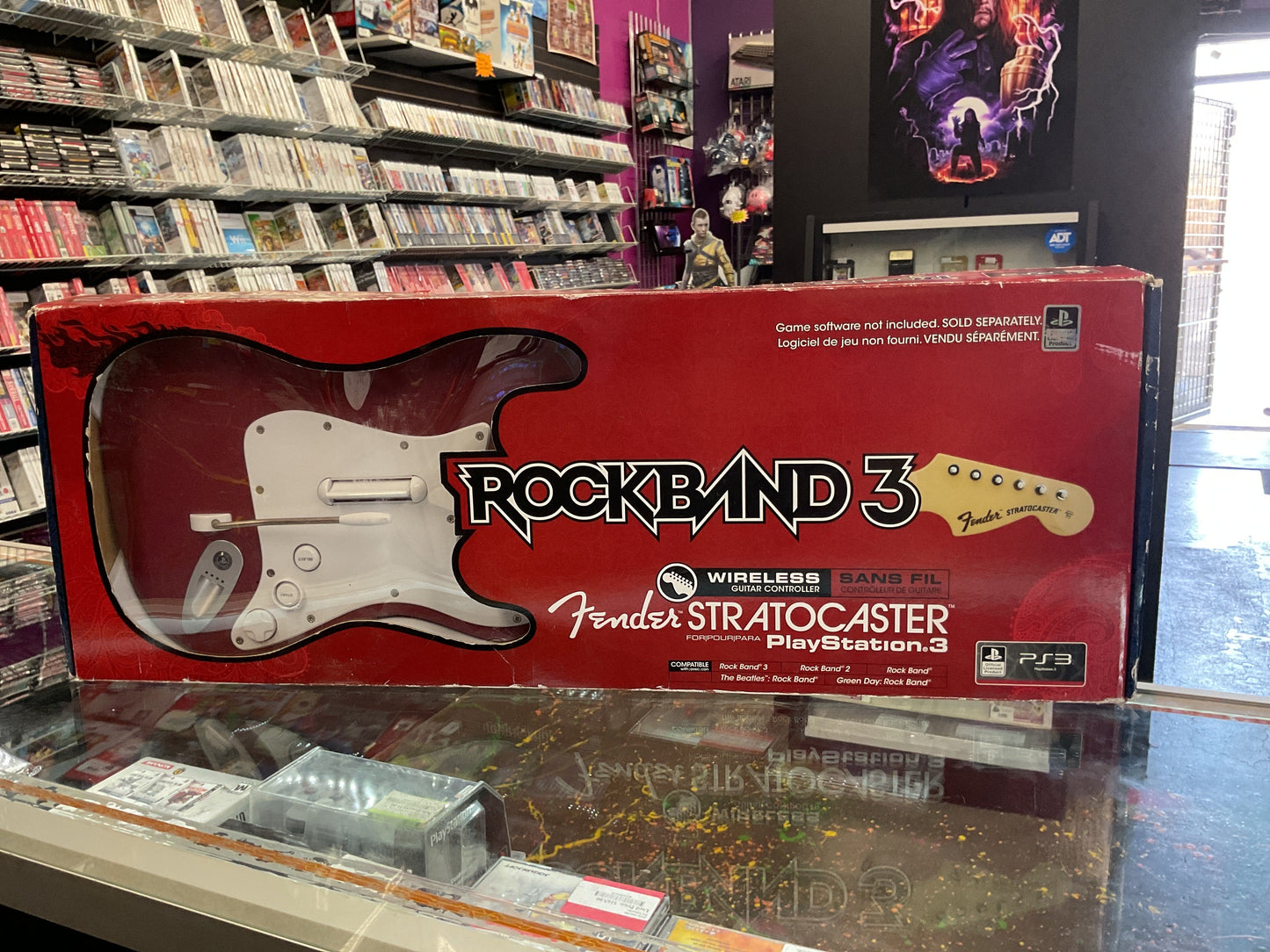PS3 Rock Band Fender Stratocaster Wireless Guitar Controller