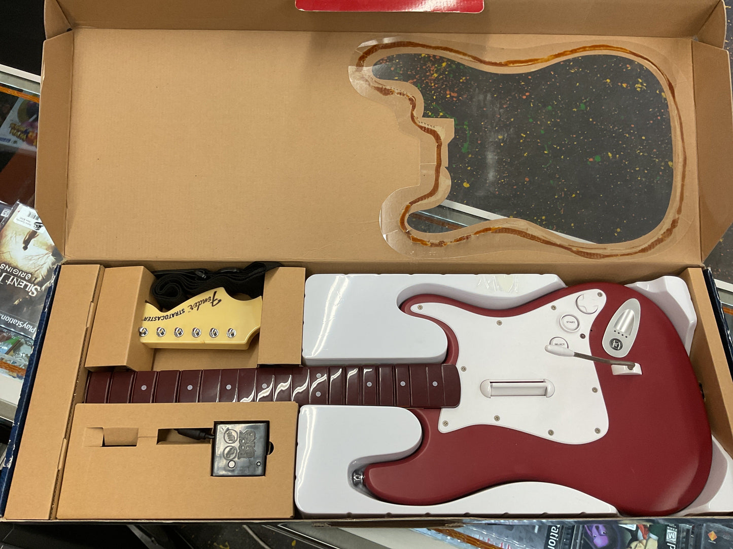 PS3 Rock Band Fender Stratocaster Wireless Guitar Controller