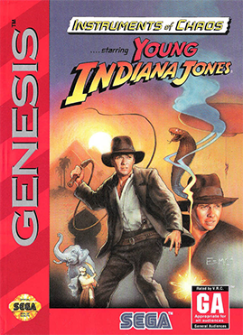 SEGA Genesis Instruments of Chaos starring Young Indiana Jones