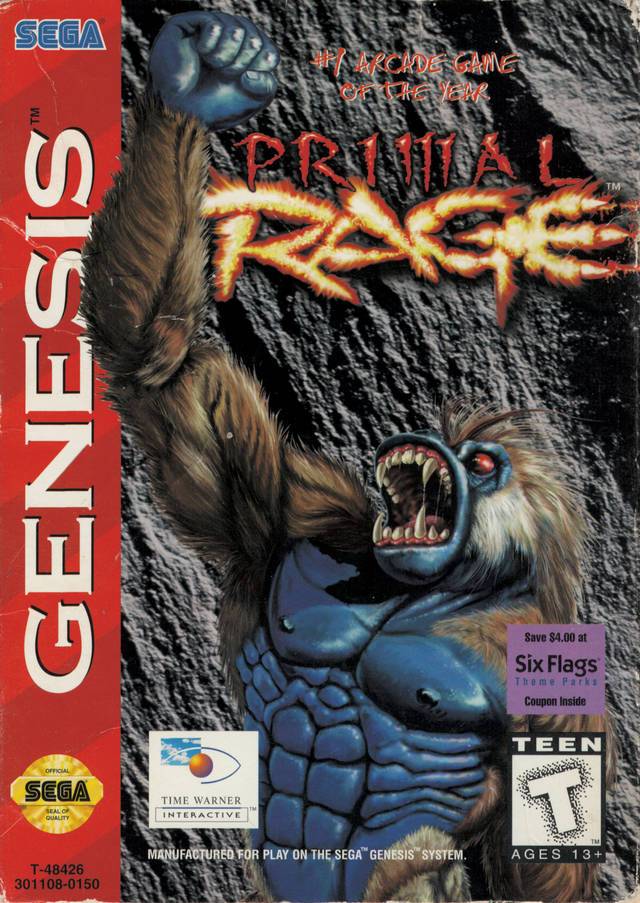 SEGA Genesis Primal Rage