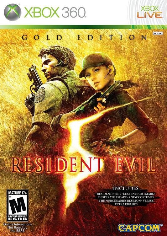 Xbox 360 Resident Evil 5 (Gold Edition)