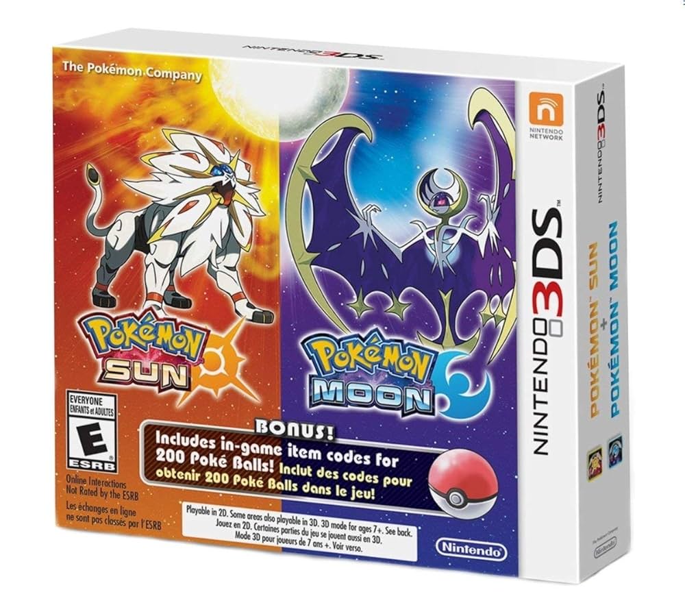 3DS Pokémon Sun & Moon Dual Pack