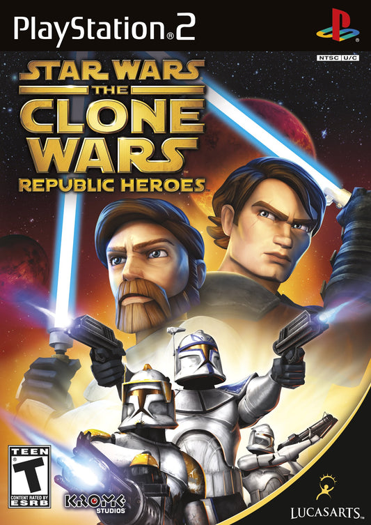 PS2 Star Wars The Clone Wars: Republic Heroes