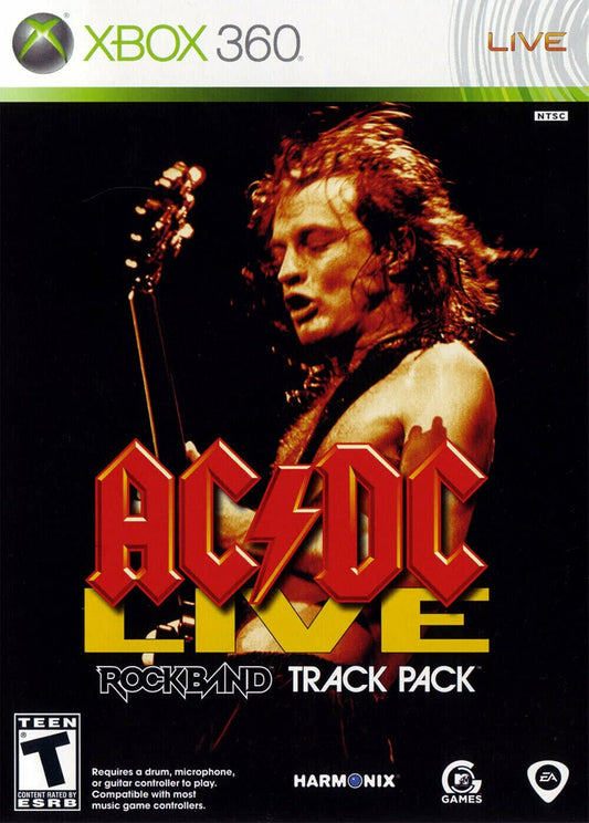 Xbox 360 AC/DC Rock Band Track Pack