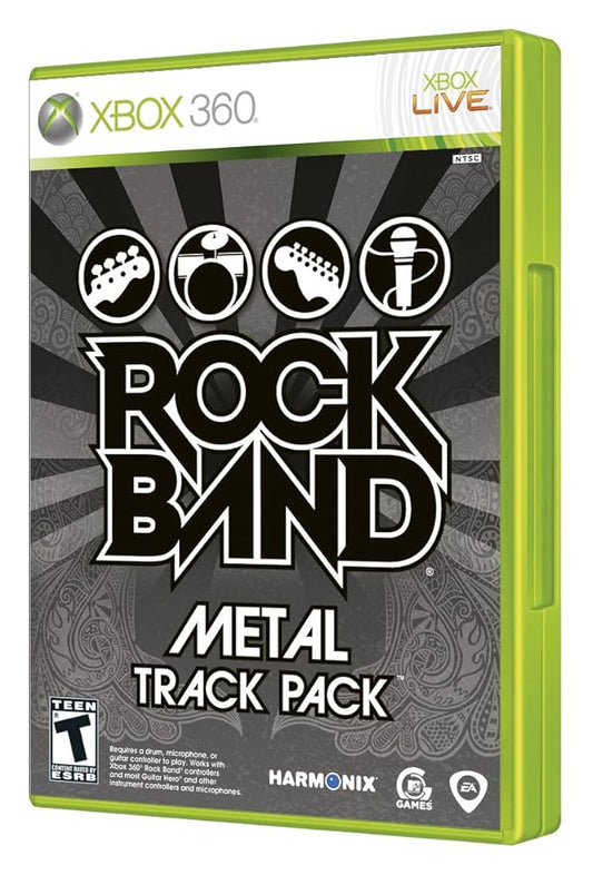 Xbox 360 Rockband Metal Track Pack