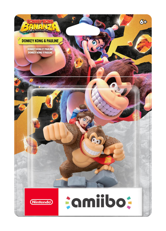 Donkey Kong and Pauline Amiibo