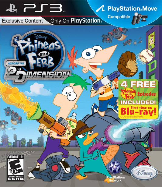 PS3 Phineas and Ferb: Across the 2nd Dimension