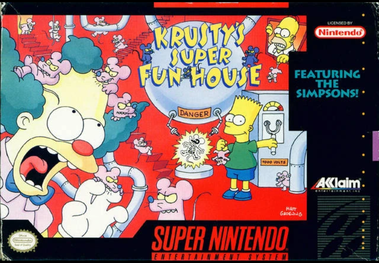 SNES Krusty’s Super Fun House