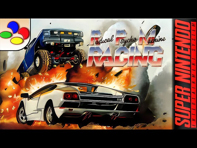 SNES Radical Psycho Machine RPM Racing