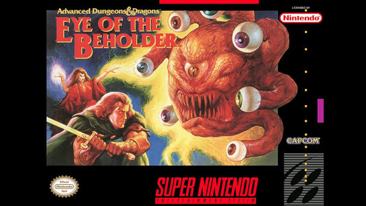 SNES Advanced Dungeons & Dragons: Eye of the Beholder