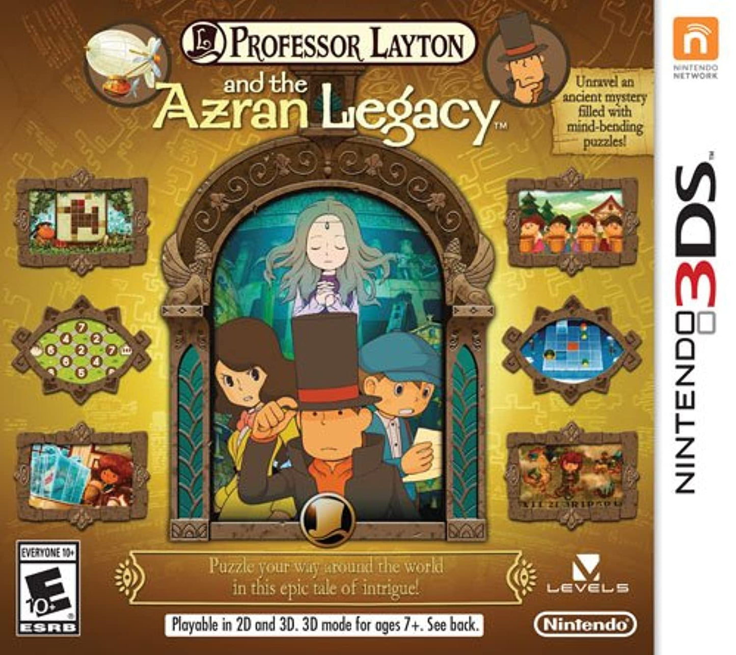 3DS Professor Layton and the Azran Legacy