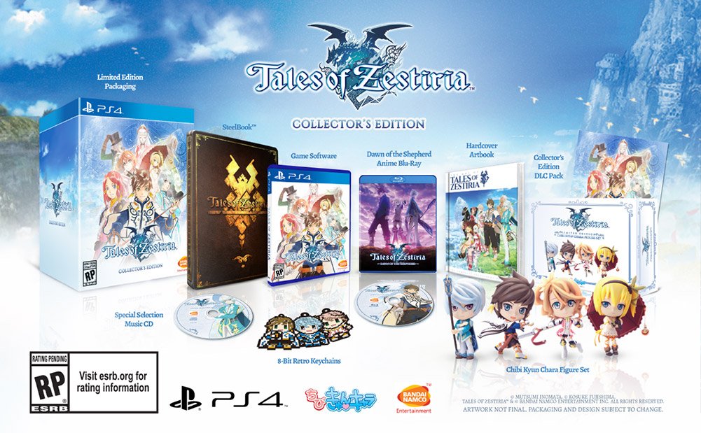 PS4 Tales of Zestiria Collector’s Edition