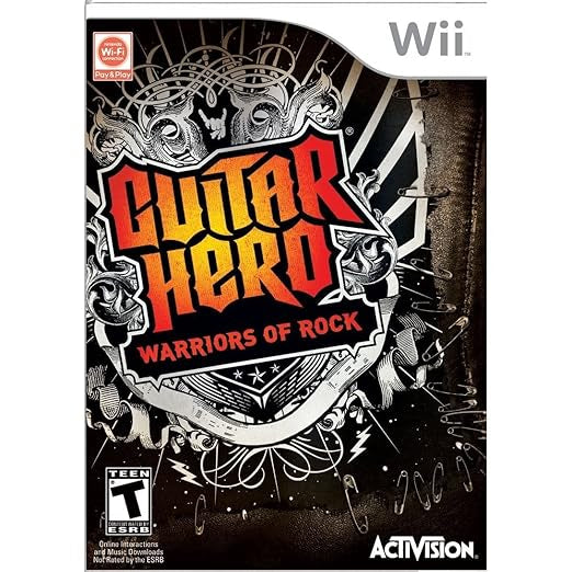 Wii Guitar Hero Warriors of Rock
