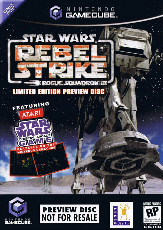 GCN Star Wars Rebel Strike: Rogue Squadron III Preview Disc