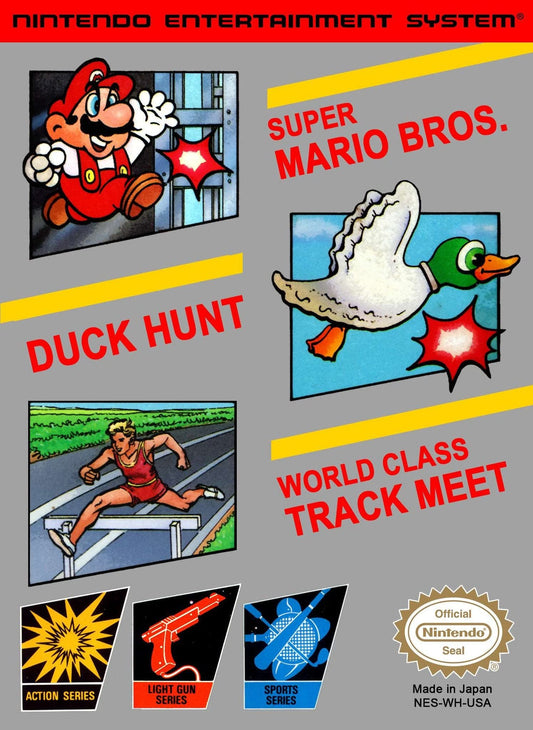 NES Super Mario Bros. / World Class Track Meet / Duck Hunt
