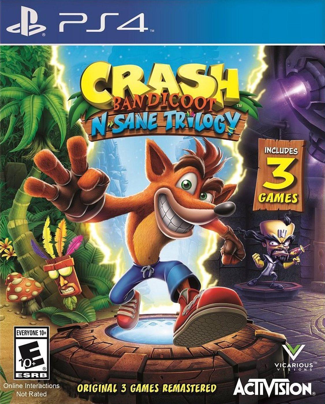 PS4 Crash Bandicoot Nsane Trilogy