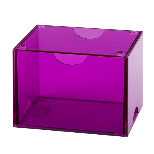 Dragon Shield Clear Purple Deck Box Strongbox